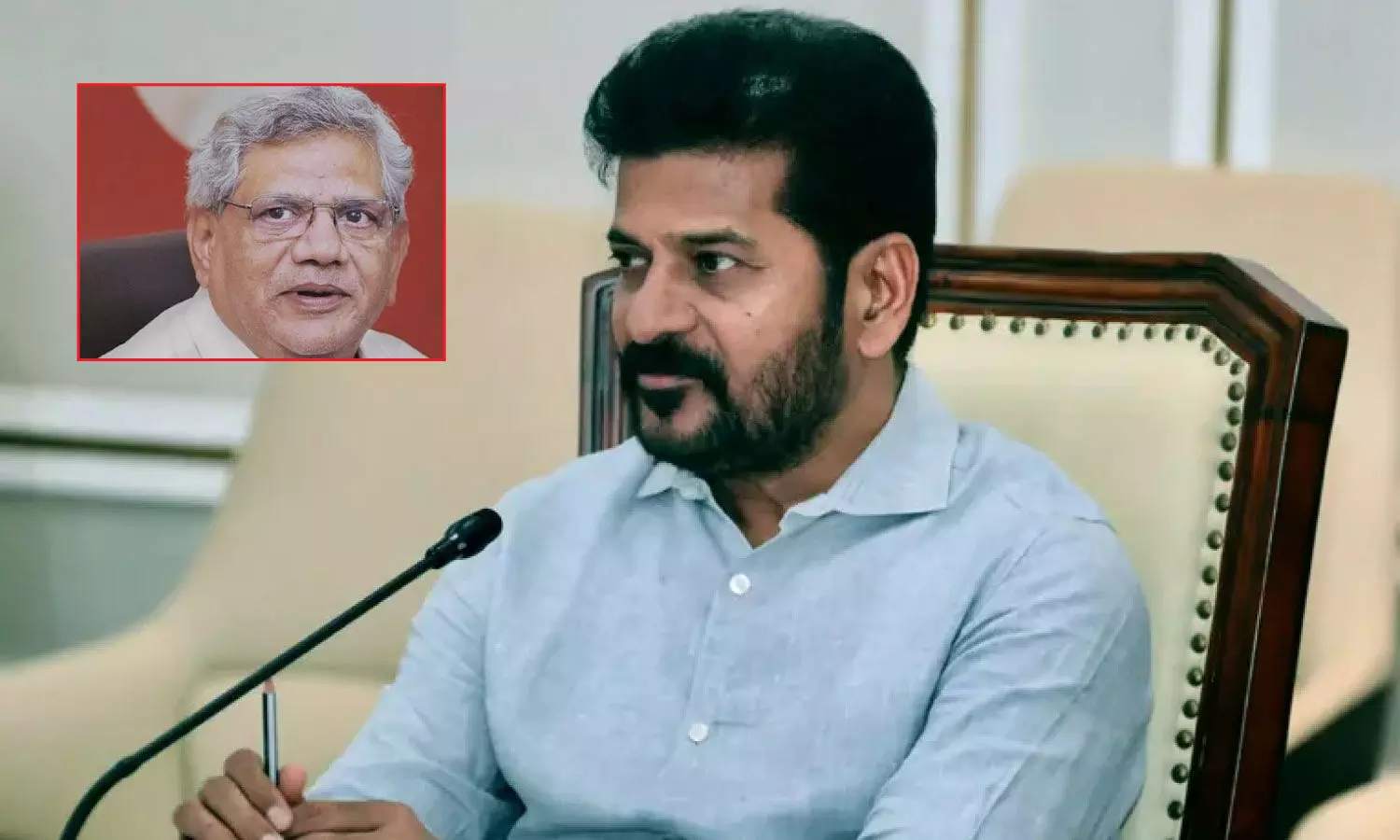 CM Revanth Reddy expresses grief over the demise of CPM leader Sitaram Yechury