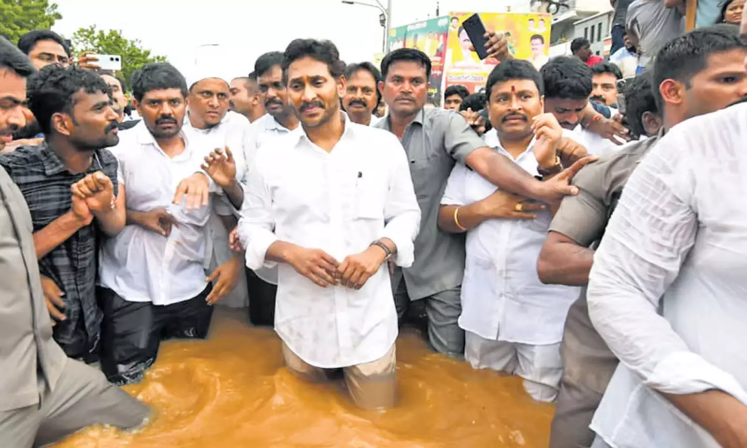 YS Jagan criticises government for negligence during floods in Andhra Pradesh