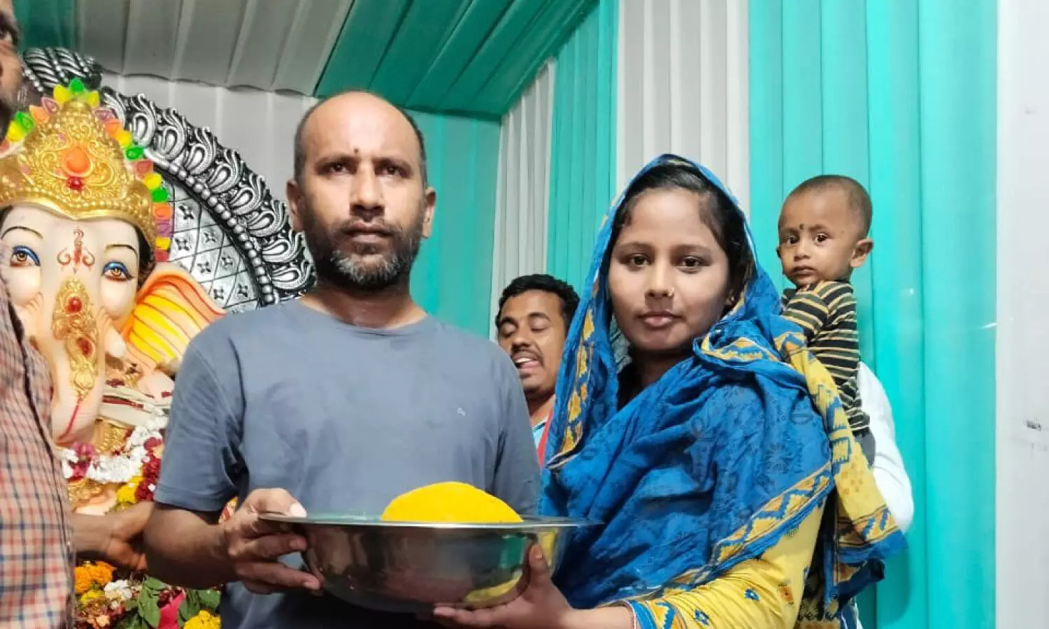 Muslim man wins Laddu auction at Vinayaka Chavithi