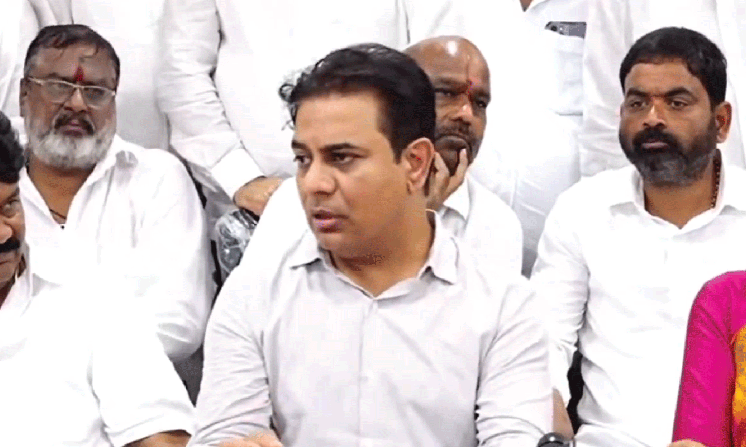 KTR criticises Congress government for demolishing poor peoples homes by HYDRAA