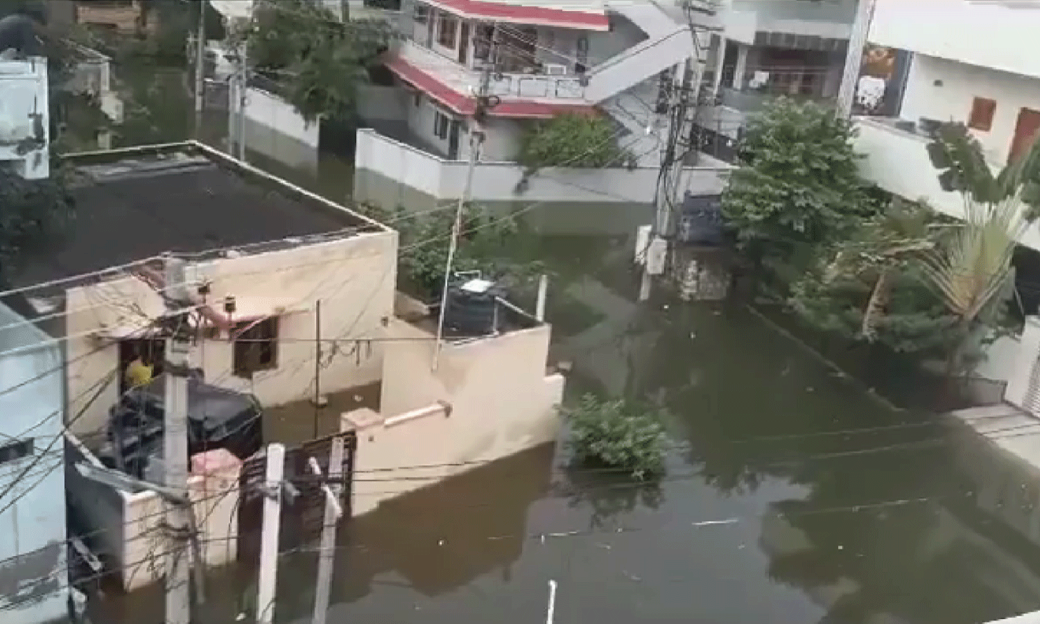 Houses in Rajendranagar submerged due to floods, officials unresponsive