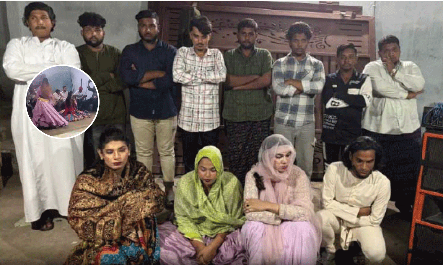 Mujra party busted in Bandlaguda, 12 held