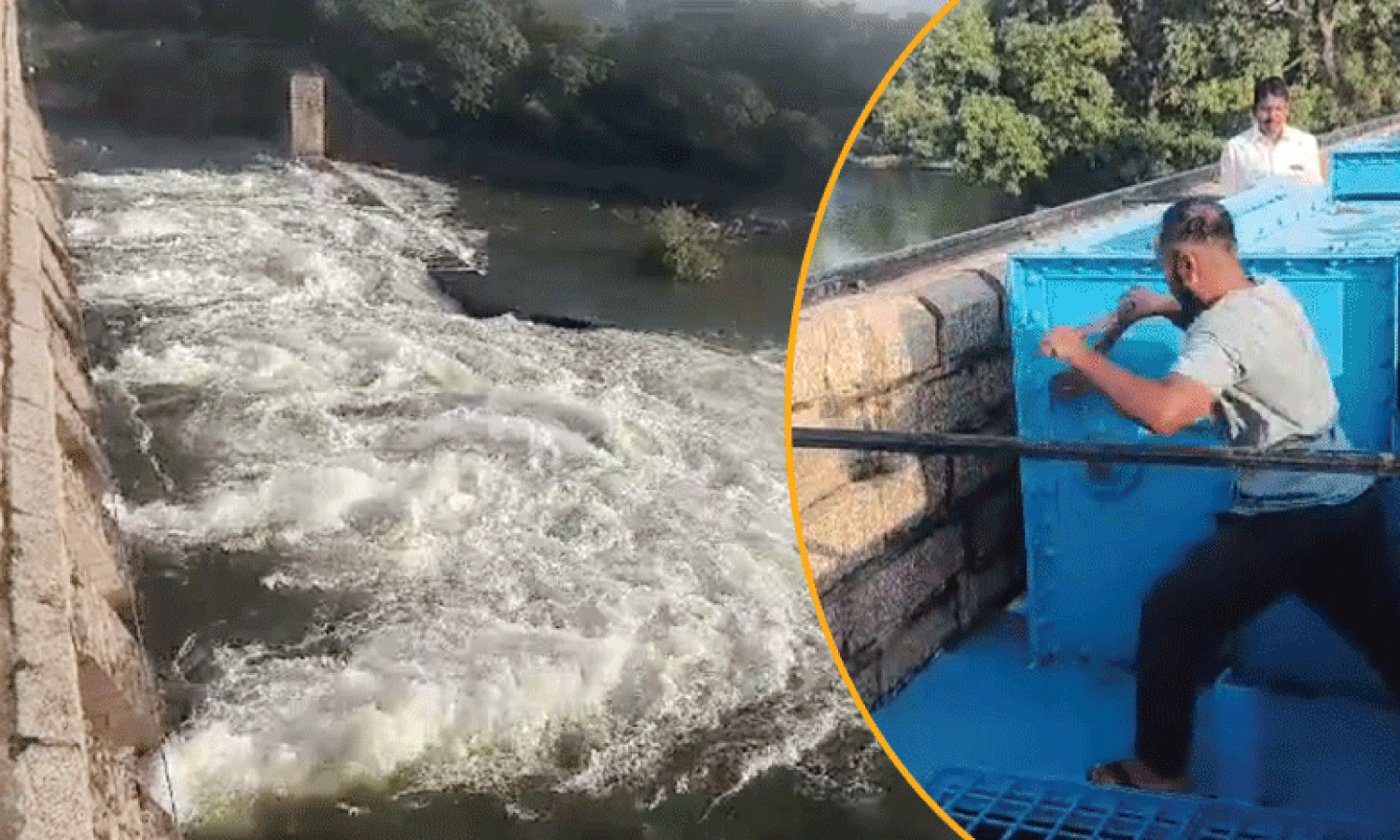 Panic in Musi areas as water released from Osman Sagar, Himayath Sagar