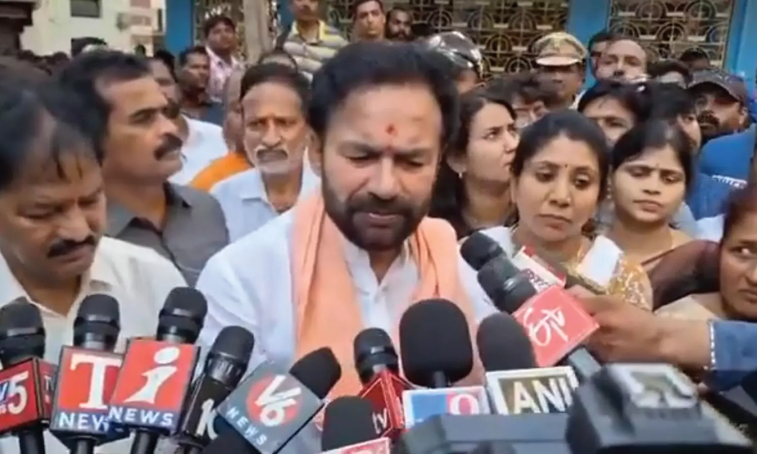 Kishan Reddy demands strict action over Muthyalamma idol vandalism in Secunderabad