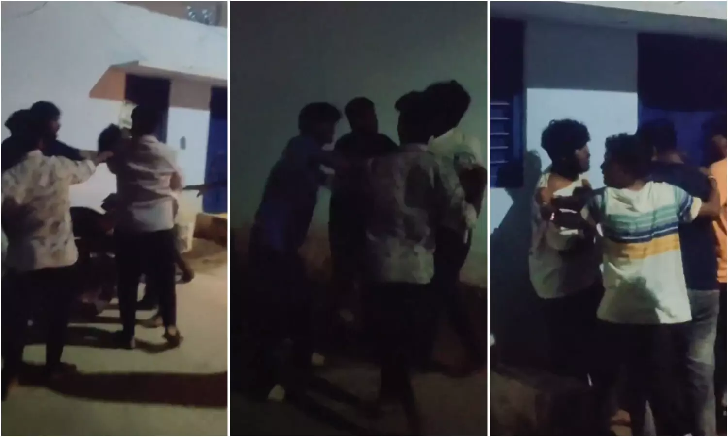 Drunken men assault youth in Siddipets Nalla Pochamma Galli