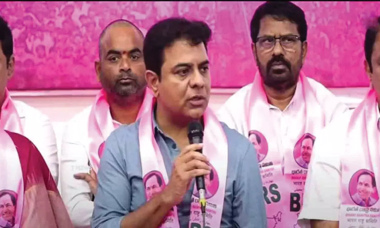 KTR criticises CM Revanth Reddys buffer zone demolitions, assures support to slum dwellers