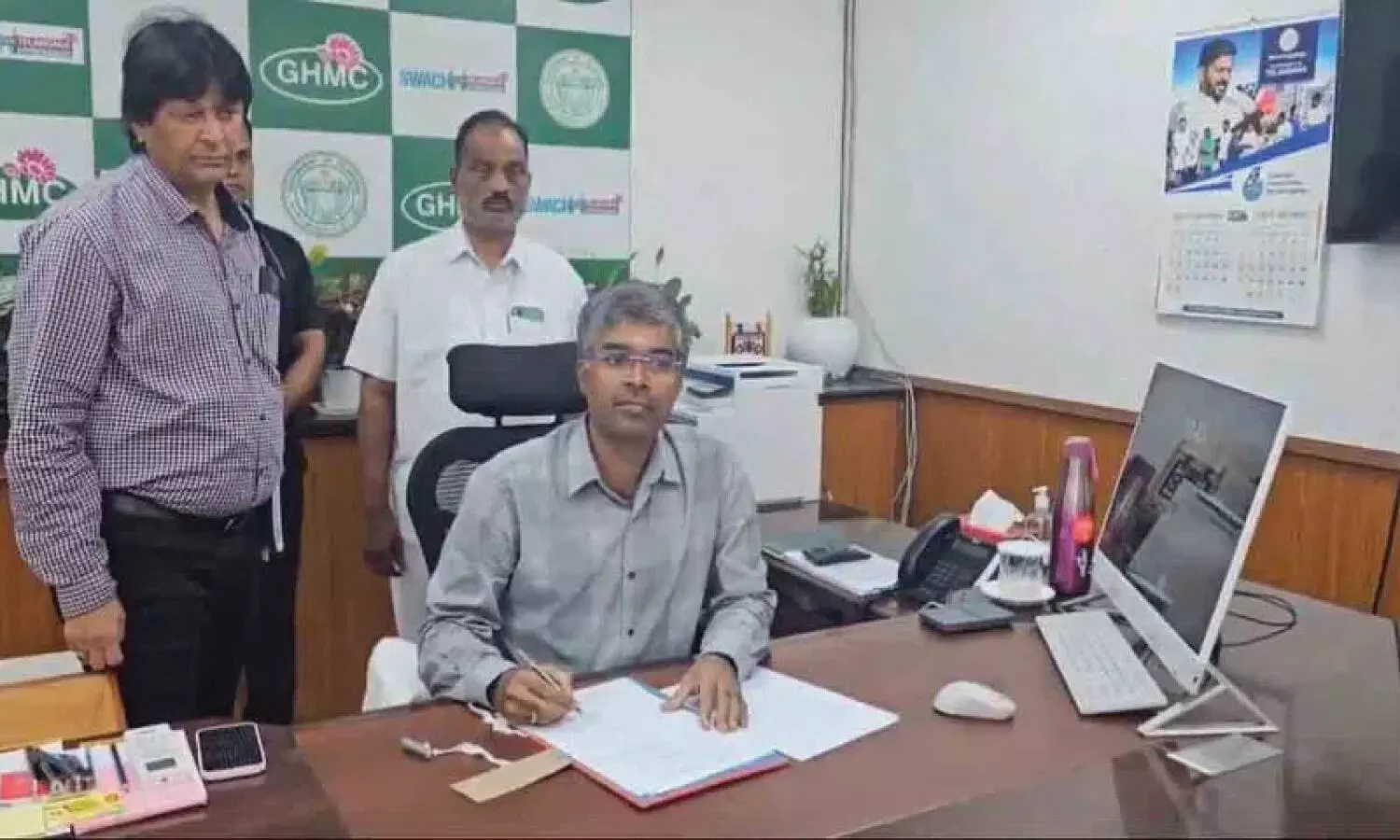 Ilambarithi assumes charge as new GHMC Commissioner