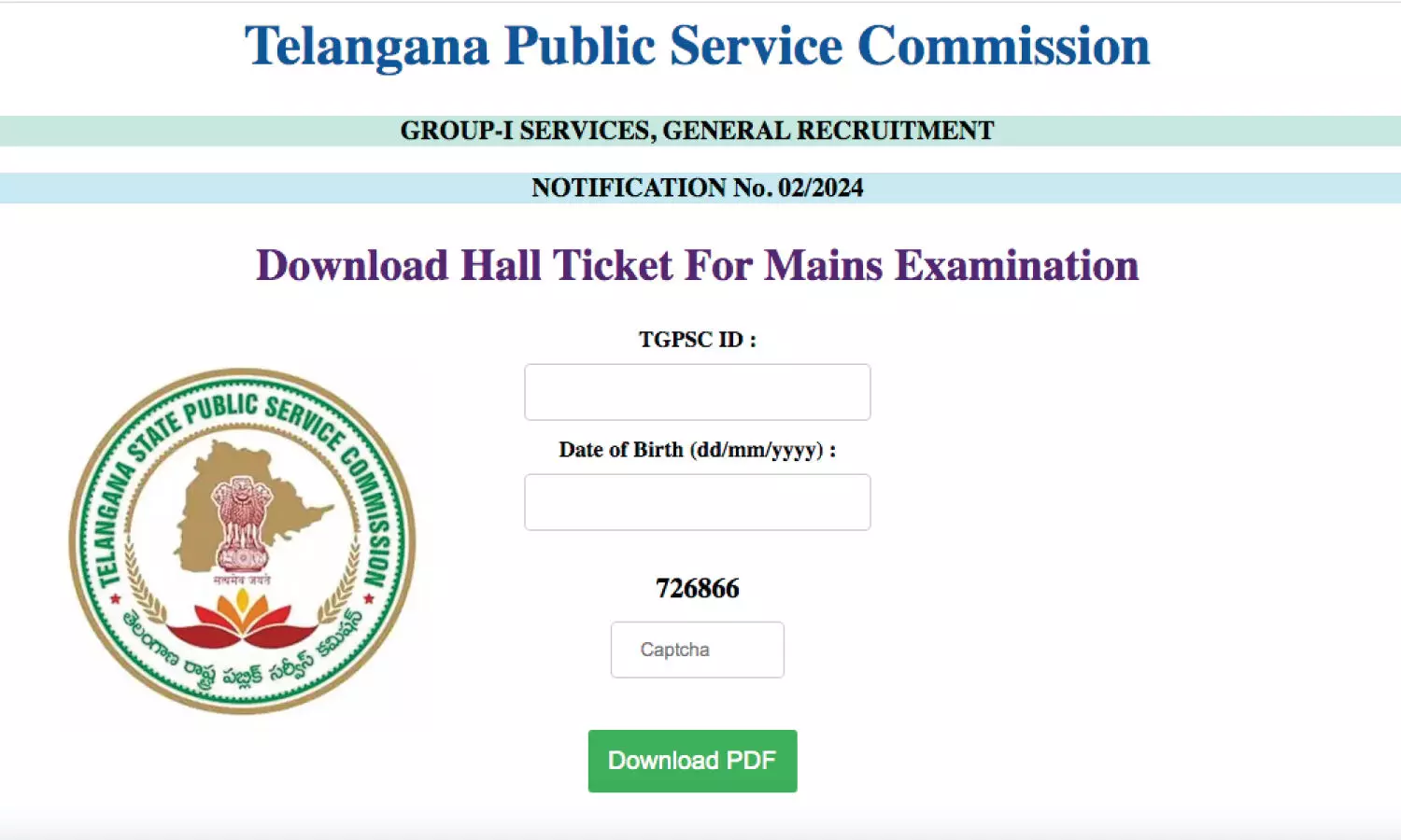 Telangana set for Group-1 Mains exams from October 21, hall tickets released